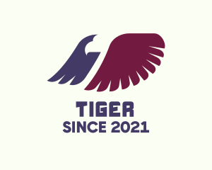 Hawk - Eagle Wings Aviary logo design