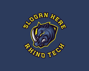 Wild Beast Rhino logo design