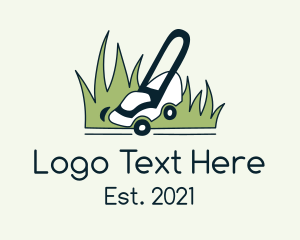 Bush - Lawn Care Service logo design