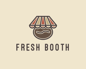 Booth - Coffee Bean Cafe logo design