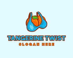 Tangerine - Erotic Fruit Lingerie logo design