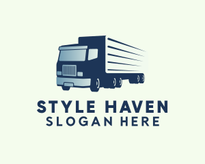 Trailer - Express Delivery Truck logo design