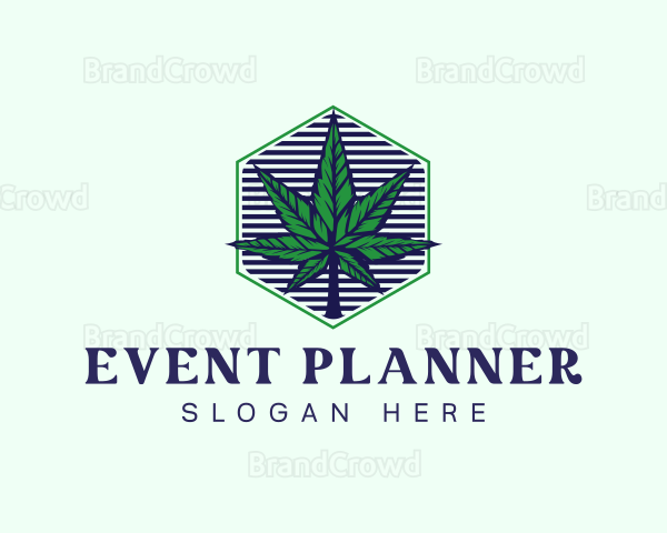 Weed Marijuana Farming Logo