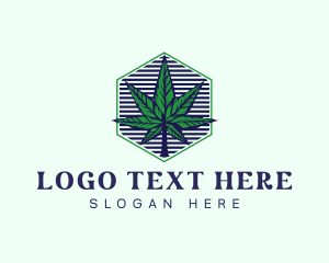 Edible Packaging - Weed Marijuana Farming logo design