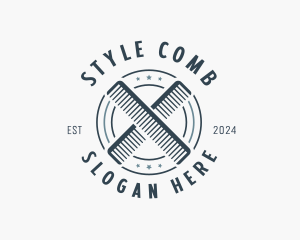 Comb - Comb Hairdresser Barber logo design