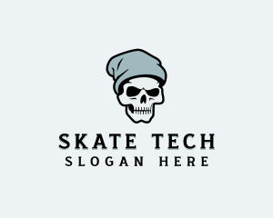 Beanie Skull Streetwear logo design