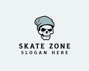 Beanie Skull Streetwear logo design