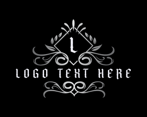 Vip - luxury Elegant Crest logo design