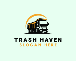 Dump Truck Construction logo design