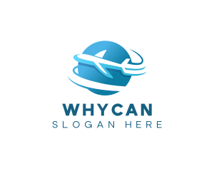 Vacation - Flight Airplane Travel logo design