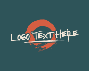 Streetwear Brush Art Logo