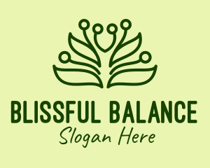 Organic Spa Wings  logo design