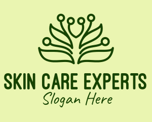 Organic Spa Wings  logo design