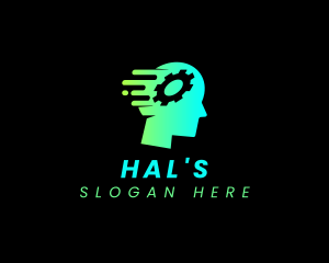 Mental Health - Human Gear Artificial Intelligence logo design