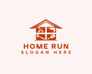 Home Construction Tools logo design