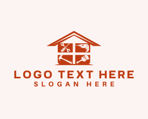 Contractor - Home Construction Tools logo design