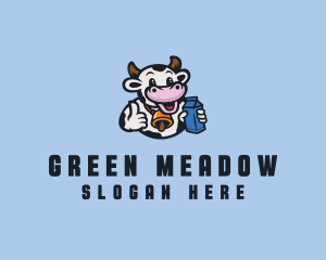Pasture - Cow Milk Dairy logo design