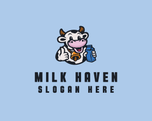 Dairy - Cow Milk Dairy logo design
