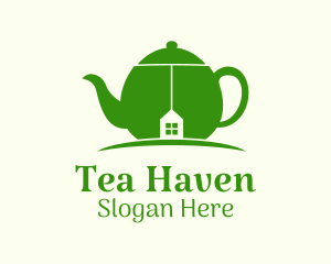 Green Teapot House logo design