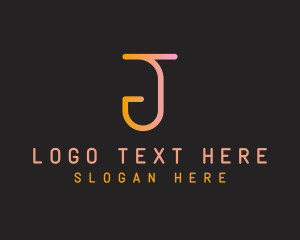 Letter J - Modern Consulting Fintech logo design