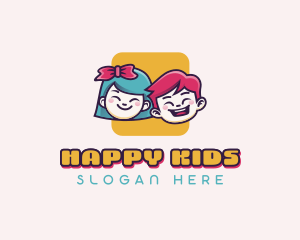 Childcare Kids Kindergarten logo design