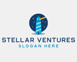 Astronomical - Astronomy Lighthouse Observatory Tower logo design