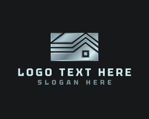 Roof House Property logo design