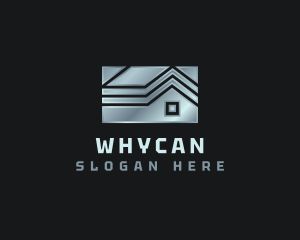 Metallic - Roof House Property logo design