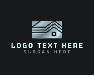 Construction - Roof House Property logo design