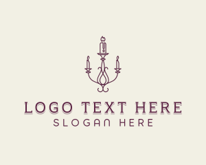 Scented - Scented Candle Decoration logo design