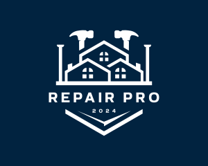 Construction Hammer Repair logo design