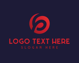 Negative Space - Abstract Symbol Number 6 logo design