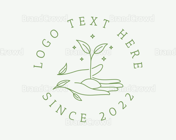 Agriculture Plant Sprout Logo