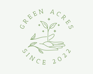 Agriculture Plant Sprout logo design