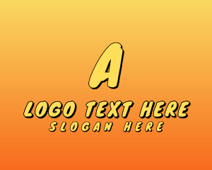 Budget - Generic Comic Company Letter A logo design