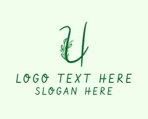 Elegant - Natural Elegant Letter U logo design