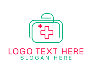 Teleconsultation - Medical Cross Emergency logo design