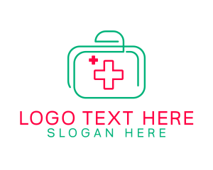 Center - Medical Cross Emergency logo design