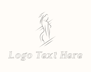 Wax Salon - Erotic Beauty Woman logo design