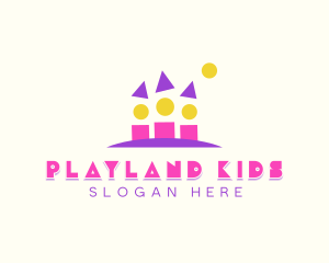 Children Toy Block logo design