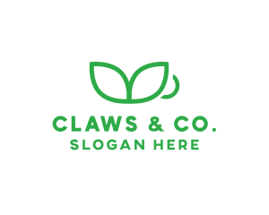 Green Plant Cup logo design