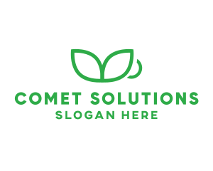 Green Plant Cup logo design