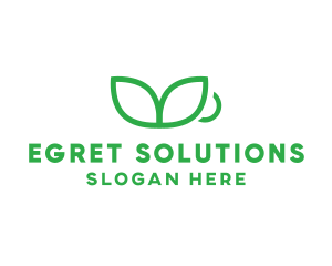 Green Plant Cup logo design