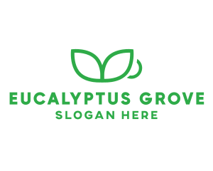 Green Plant Cup logo design