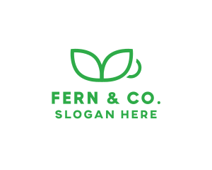 Green Plant Cup logo design