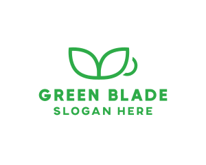 Green Plant Cup logo design