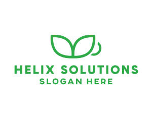 Green Plant Cup logo design