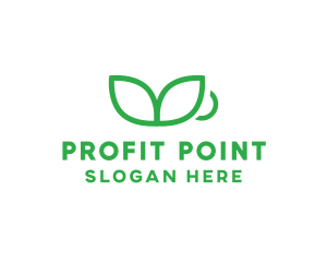 Green Plant Cup logo design