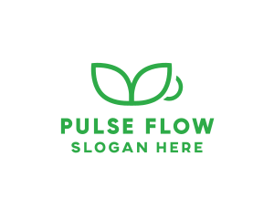 Green Plant Cup logo design