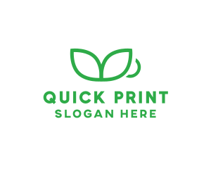 Green Plant Cup logo design